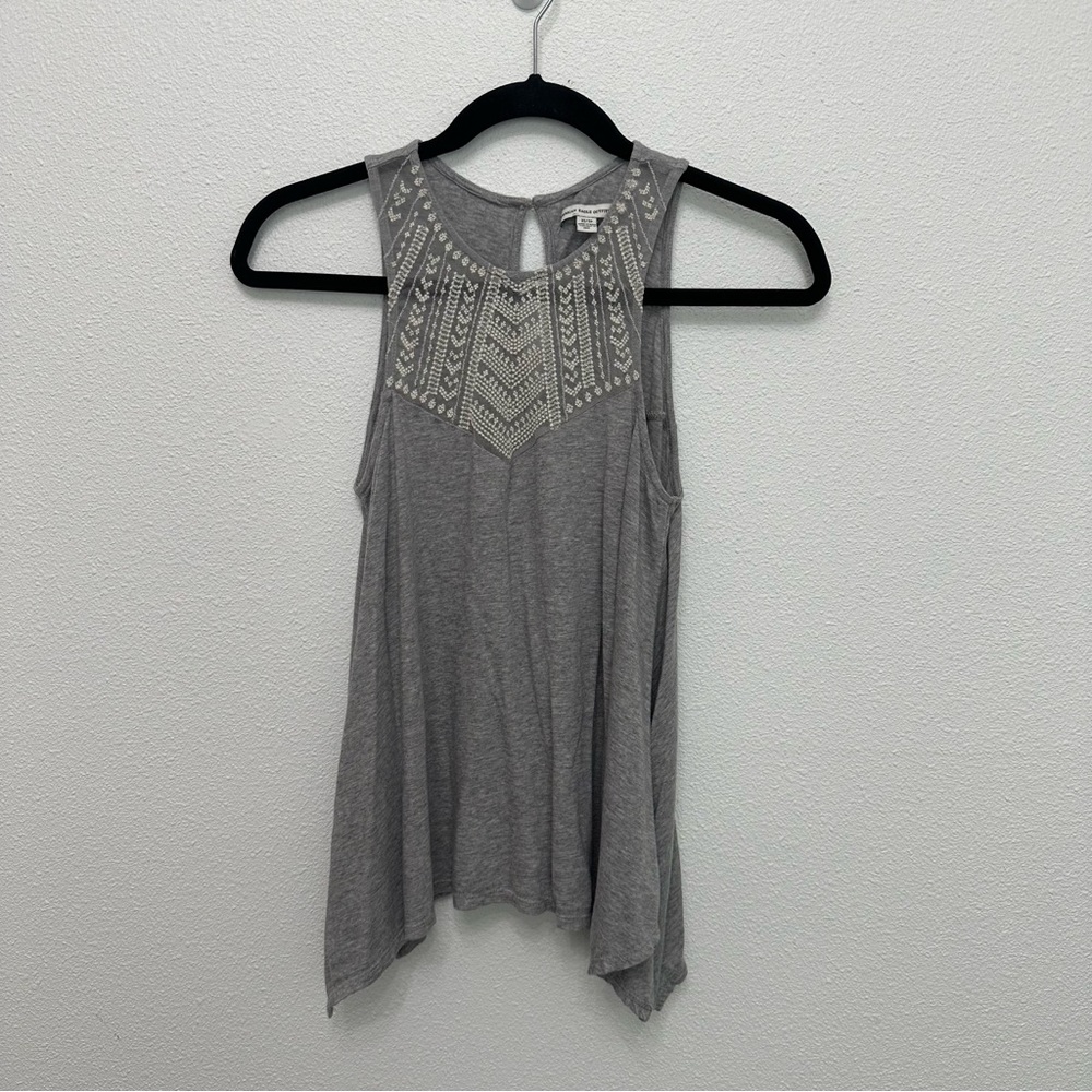 American Eagle Outfitters Women's Hanky Hem Tank Top, XS